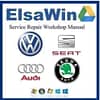 Elsawin 6.0 Volkswagen audi Seat Skoda Diagnose und Reparatur Software 2017