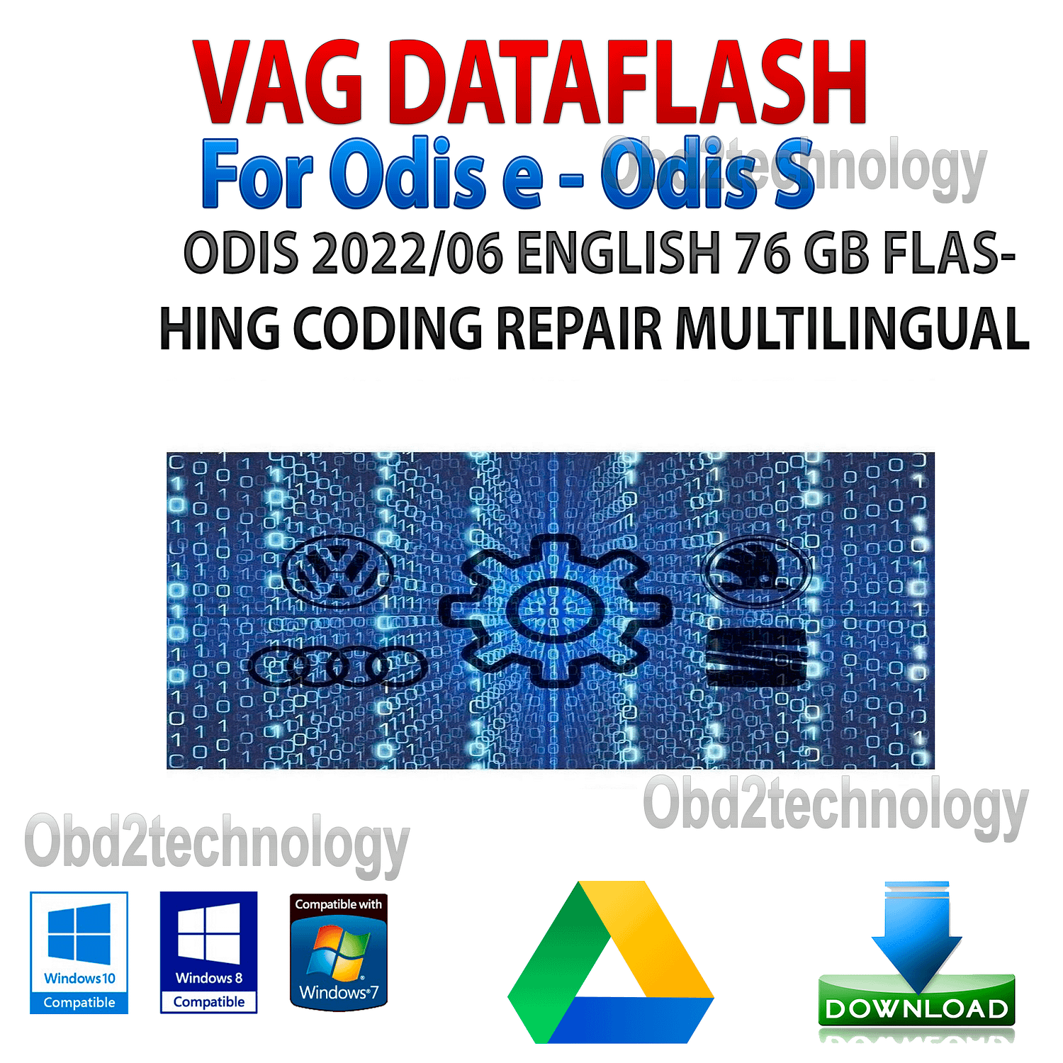 vag dataflash/flashdaten 2022/06 multilingüe 76 gb para odis descarga instantánea