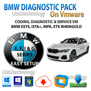 bmw diagnostic software pack rheingold esys etk 2020 preinstaled on vmware instant download