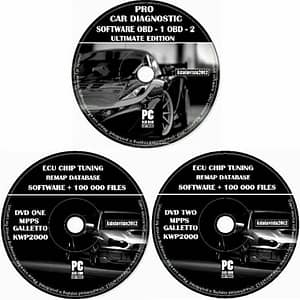 Obd1+Obd2 Car Diagnostic software pack 16x+ Bhp remapping files – instant download