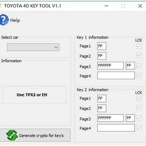 Toyota software for Immo Off 4d Keytool Obd2 key pin – instant download
