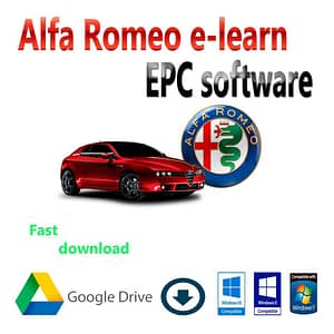 Alfa Romeo 159 Elearn software de información de taller y servicio