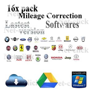 16x Kilometerstandskorrektur Software Pack für Autos Universal Multibrand bis 2017 Fahrzeuge