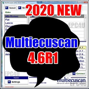 Multiecuscan V4.6 2020 for Fiat/dodge/chrysler advanced Diagnostic software full version – instant download