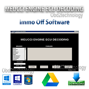meucci engine ecu decoding 3.1 software for immo off inmobilizer instant download