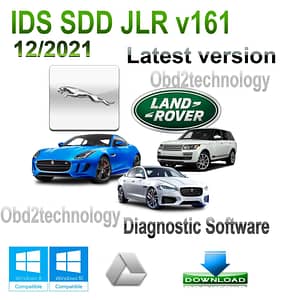 JLR IDS SDD v161 v162 logiciel Certificat à vie, mises à jour logicielles en ligne prises en charge