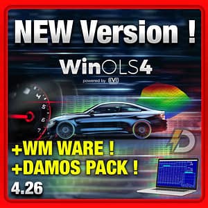 WinOls 4.26 Latest on WMWARE Full Checksum+Damos+Tuning Pack winols Chip Tuning et Damos