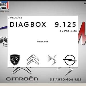 Psa DiagBox 2022 v 9.125/v9.128 on VMWARE Citroen Peugeot New Opel for Lexia 3 Unlimited Install Multiple Laptops