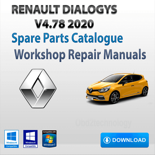 workshop software renault dialogys v4.78 2020 latest version instant download