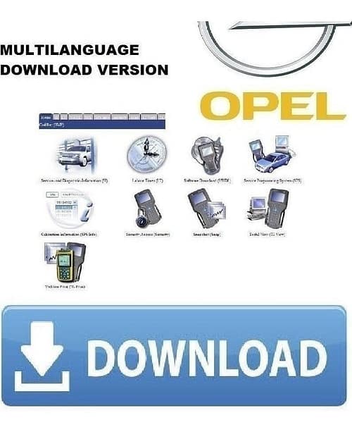 Opel Vauxhall Global Tis V32.0b V36 diagnostic and software for Opel Chevrolet Vauxhall
