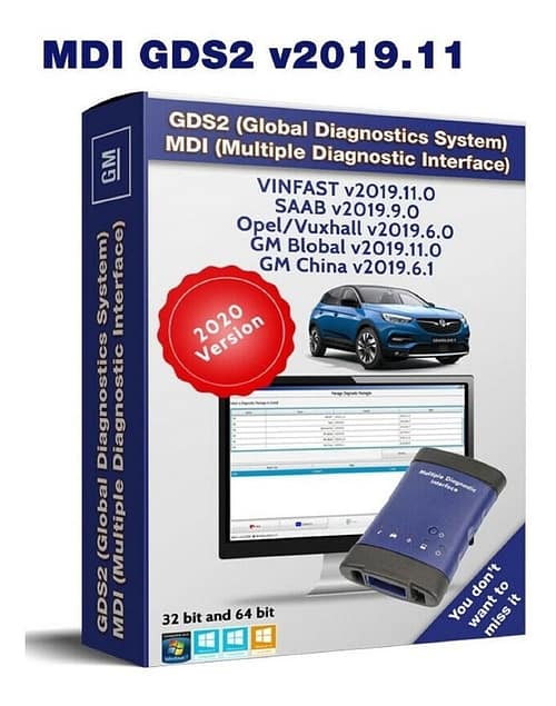 Gm Gds2 & Tech2win 2020 Preinstalled Diagnostic software on vmware virtual machine