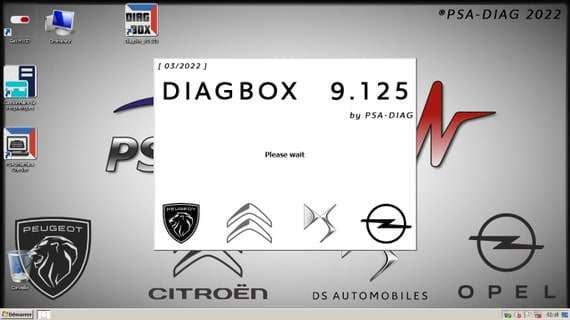 Psa DiagBox 2022 v 9.125/v9.128 auf VMWARE Citroen Peugeot New Opel für Lexia 3 Unlimited Install Multiple Laptops