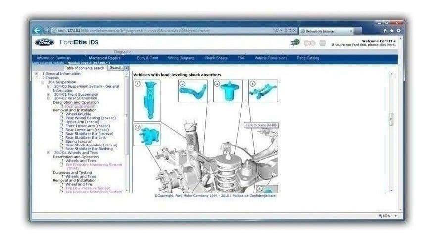 Ford Etis Workshop repair Software 2015 on vmware preinstalled windows ...