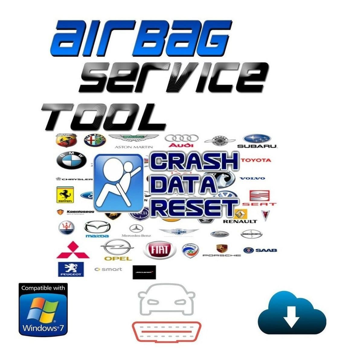 Airbag Service Tool V3.9 Software neueste Version sofortiger Download