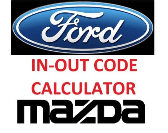 Incode outcode ford