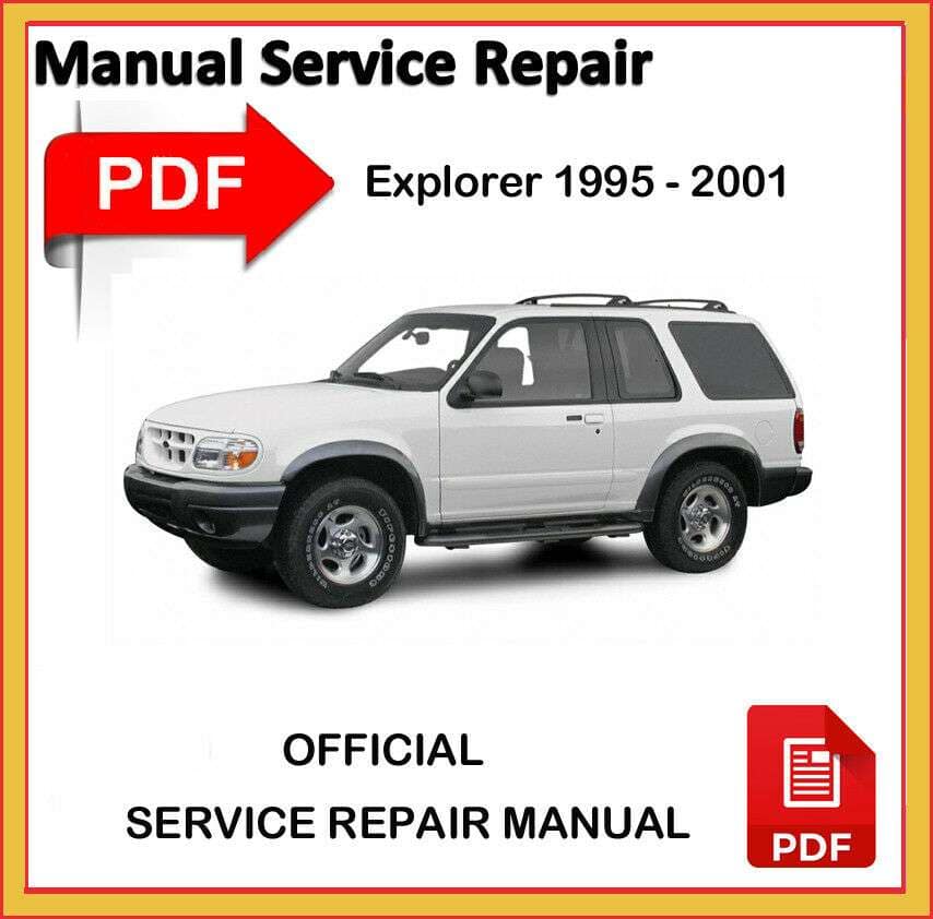 Ford Explorer Factory Service Repair Manual 95 1996 1997 1998