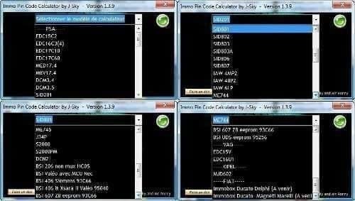 Peugeot Citroen Pin Code Immo Psa Diagnostic Software Calculator